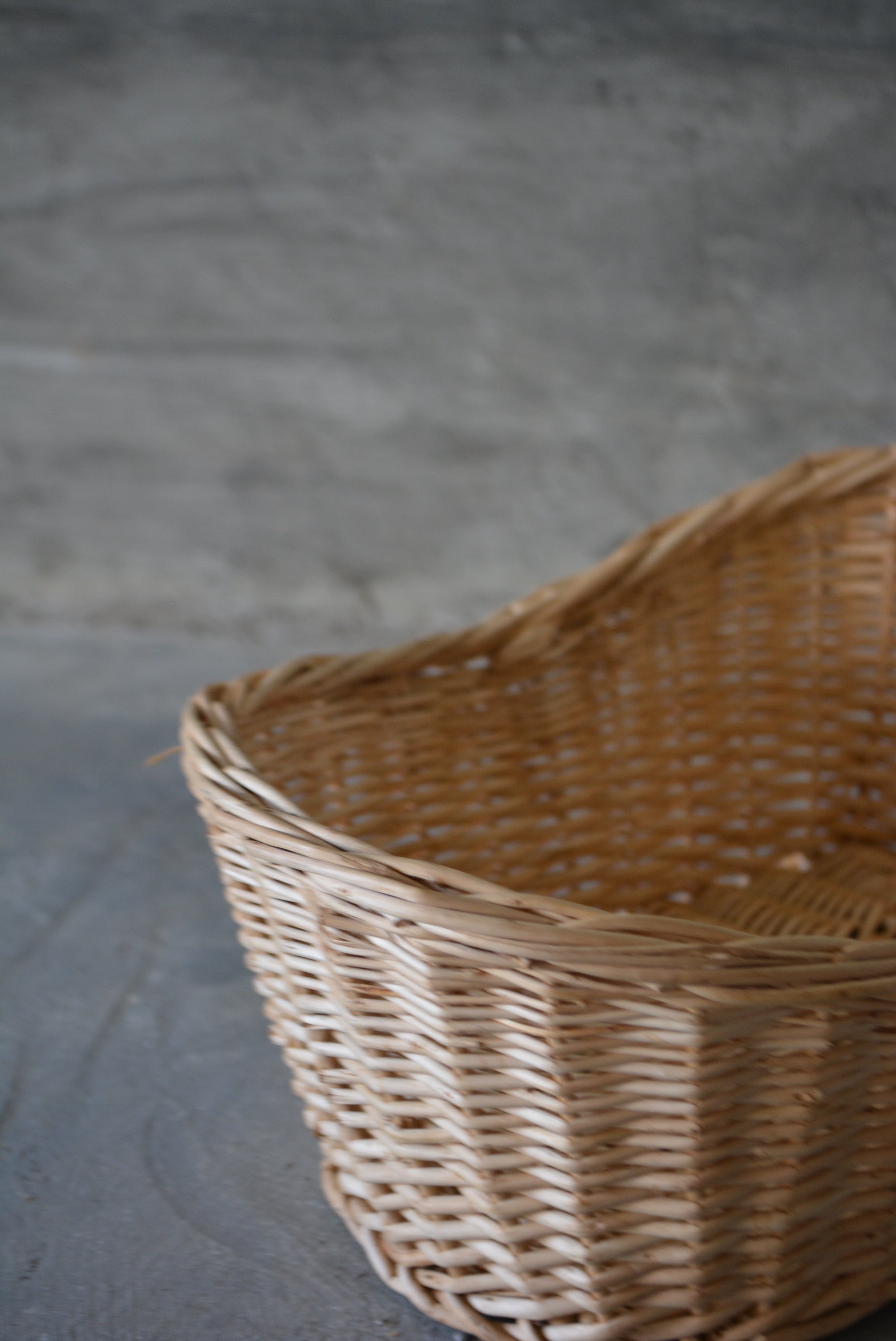 ラタン パニエ フレンチバスケット G 藤/フランスブロカント