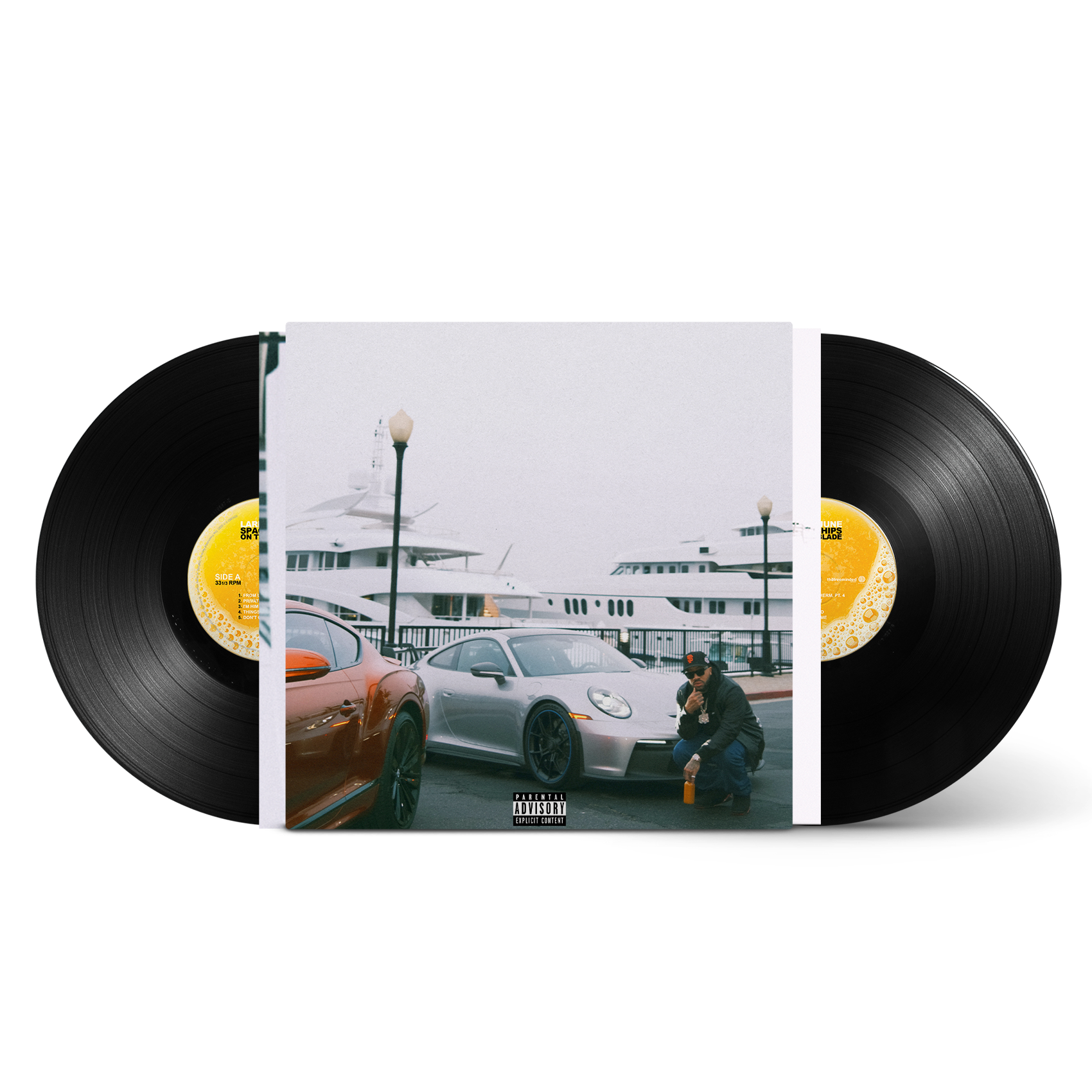 Larry June - Spaceships on the Blade (Black Vinyl) – Larry June's