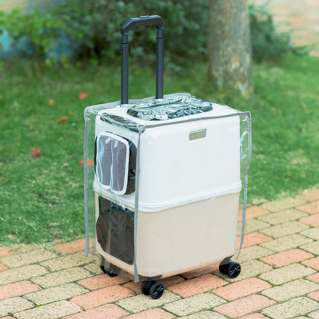 交通機関OKのペットキャリー PETiCO（ペチコ） M-サイズ 専用レイン