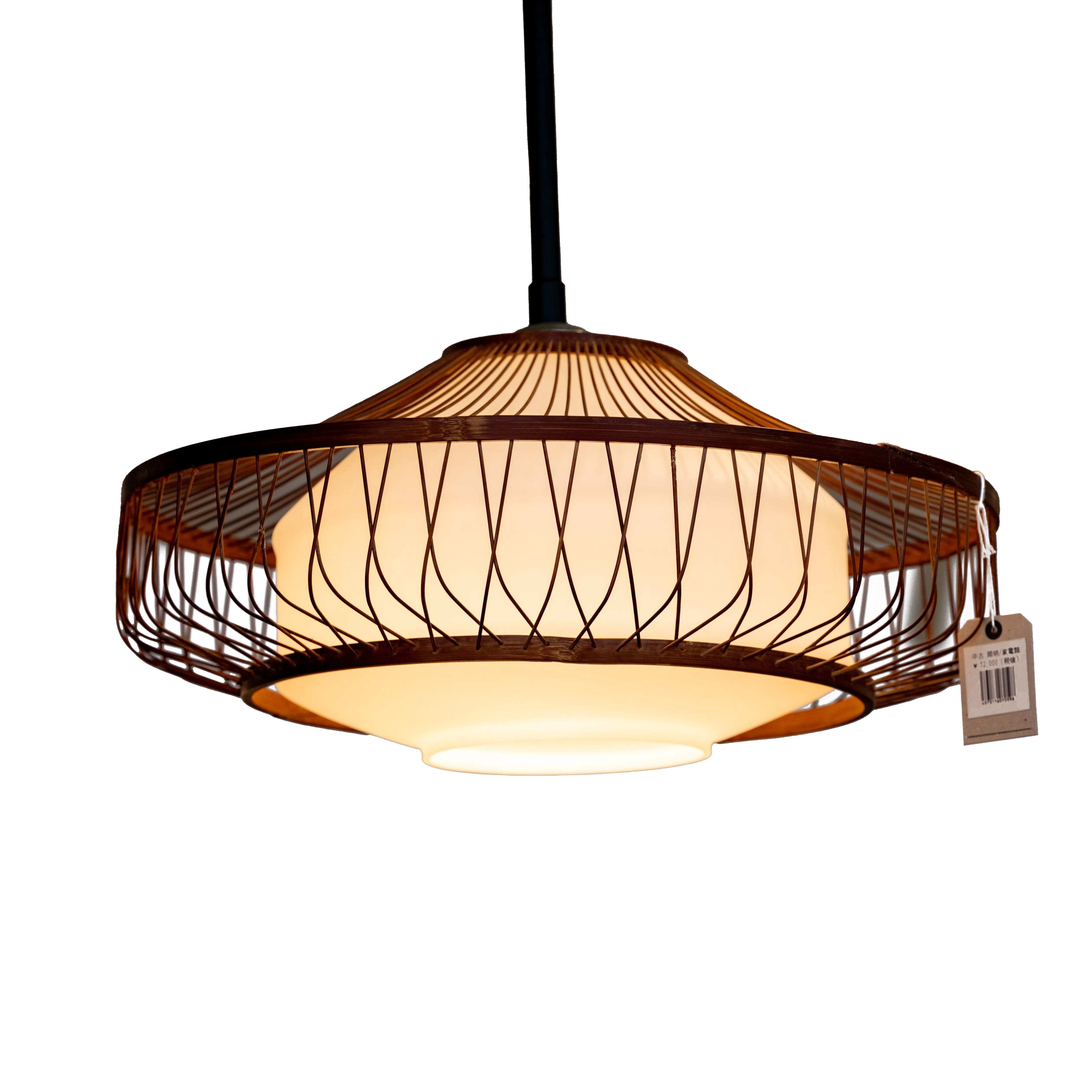 和モダン 竹編みペンダントライト（傘型） – 古道具オールドニュー商會