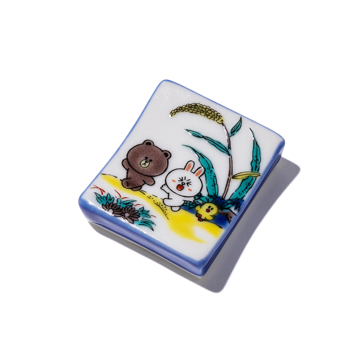 九谷焼 箸置き(古九谷) LINE FRIENDS – LINE FRIENDS SQUARE JAPAN