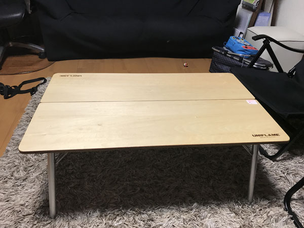 UFローテーブル900の秀逸さとキャリーバッグを考える : 超ショートな