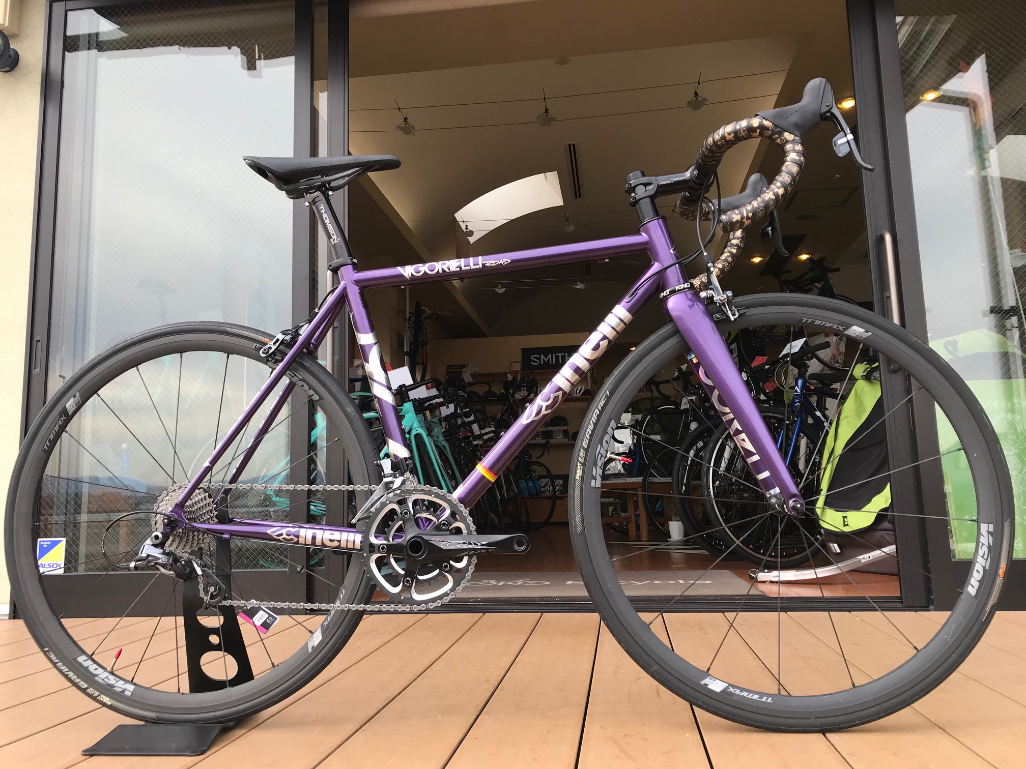12/24 Cinelli VIGORELLI Road Purple Heart | LOKO Bicycle