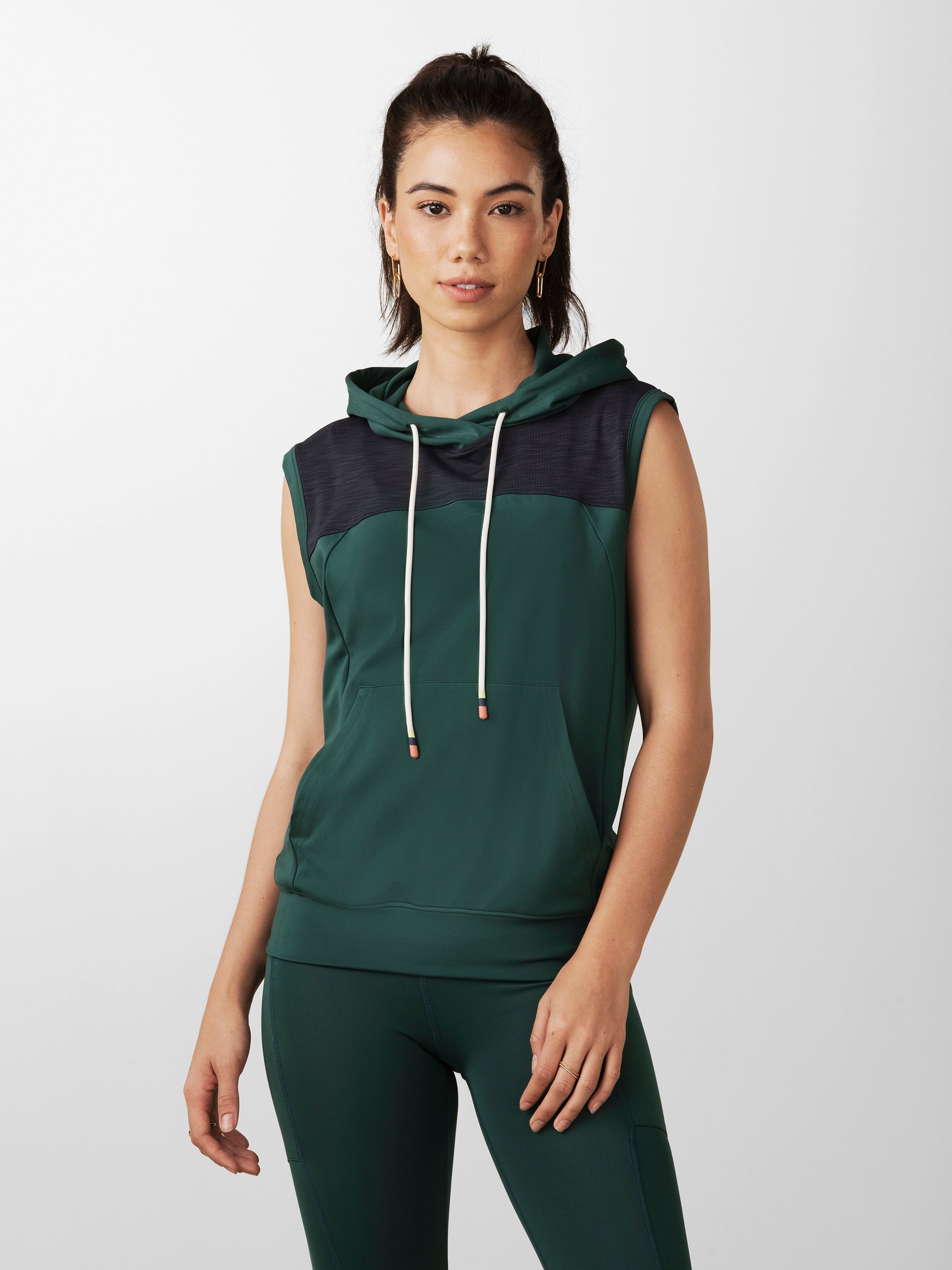 Sleeveless Warm Up Hoodie - Losano