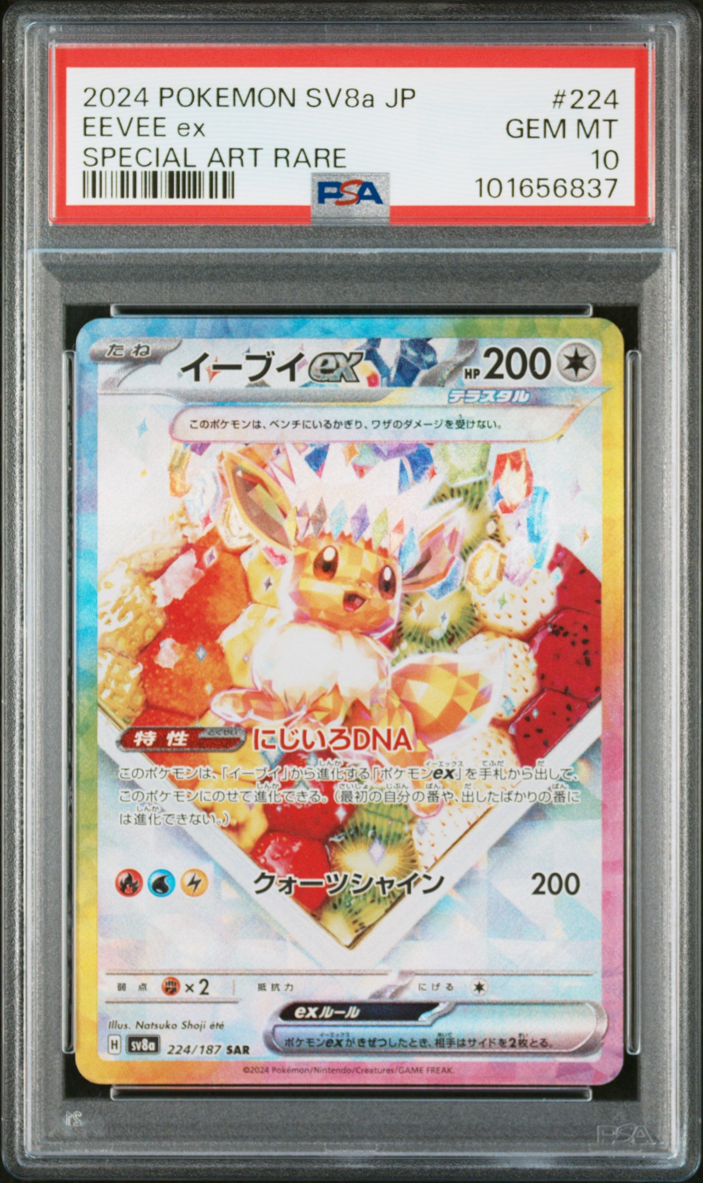 PSA 10 Eevee ex SAR - 2024 Terastal Festival – Pacific TCG Store