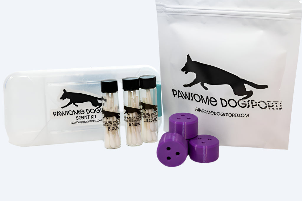 Basic Nosework Kit - Portable Scent Detection Training Kit with Pre-Cu