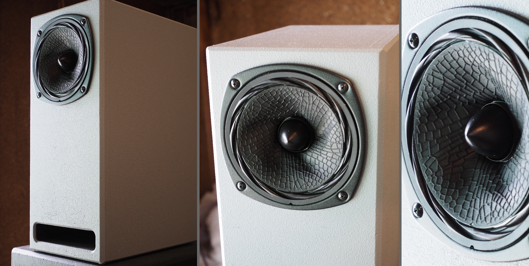 ONKYO OM-OF101（白土式ダブルバスレフ）をデジタルアンプと真空管