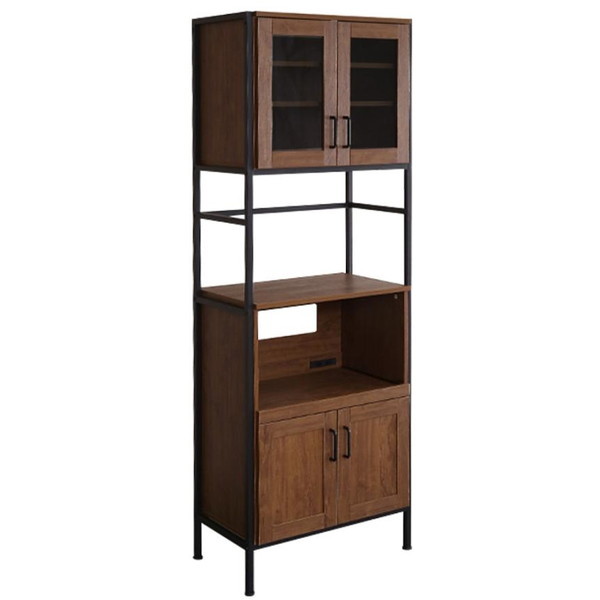 ホームテイスト GCK-1860 ヴィンテージスリム食器棚 WAL