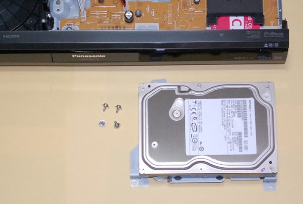 パナソニック DIGA ブルーレイレコーダー DMR-BR550 ハードディスク