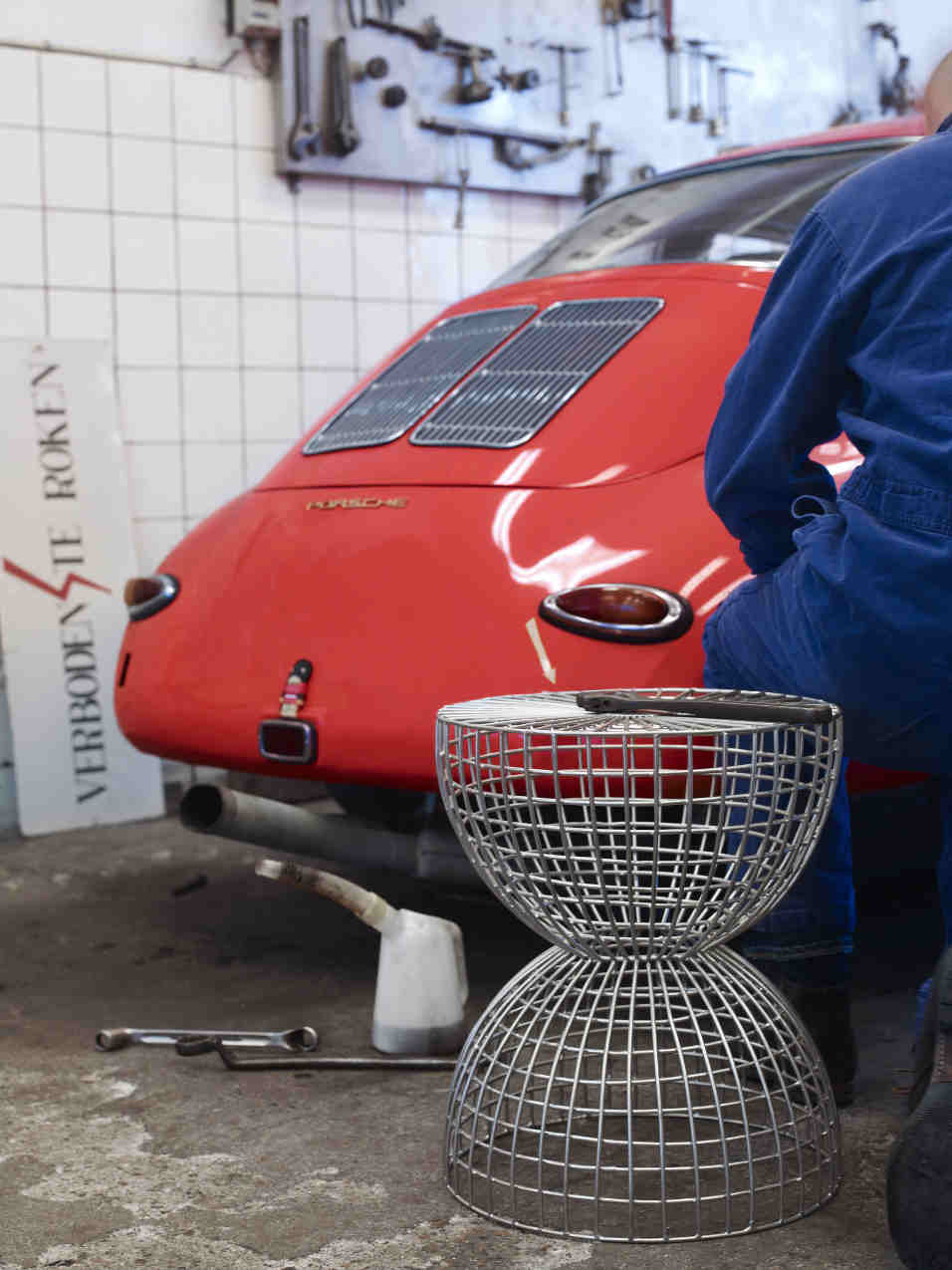 pourannick » Wire Diabola & Wire Zig Zag Stool（pols potten）