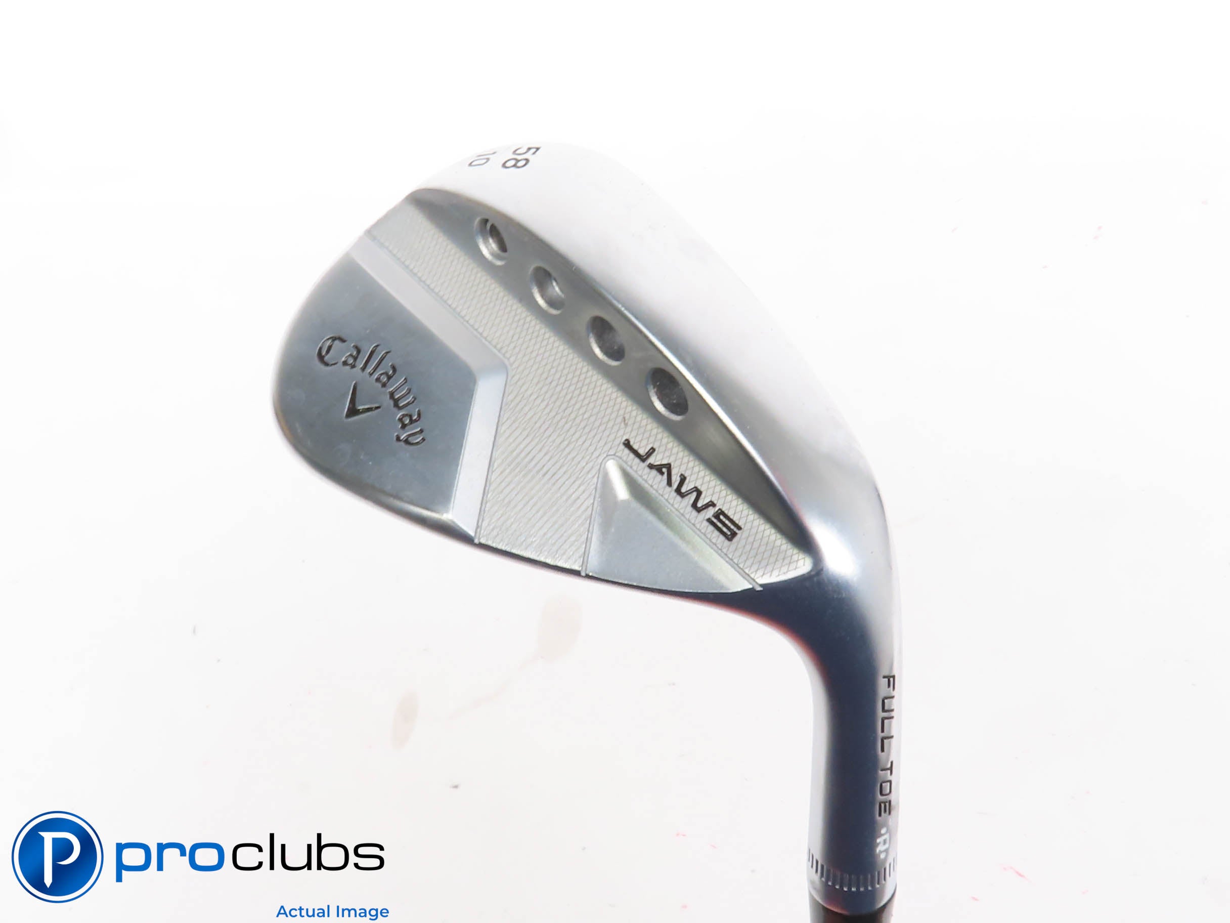 Callaway JAWS RAW Full Toe Chrome (10*) 58* Wedge #432588