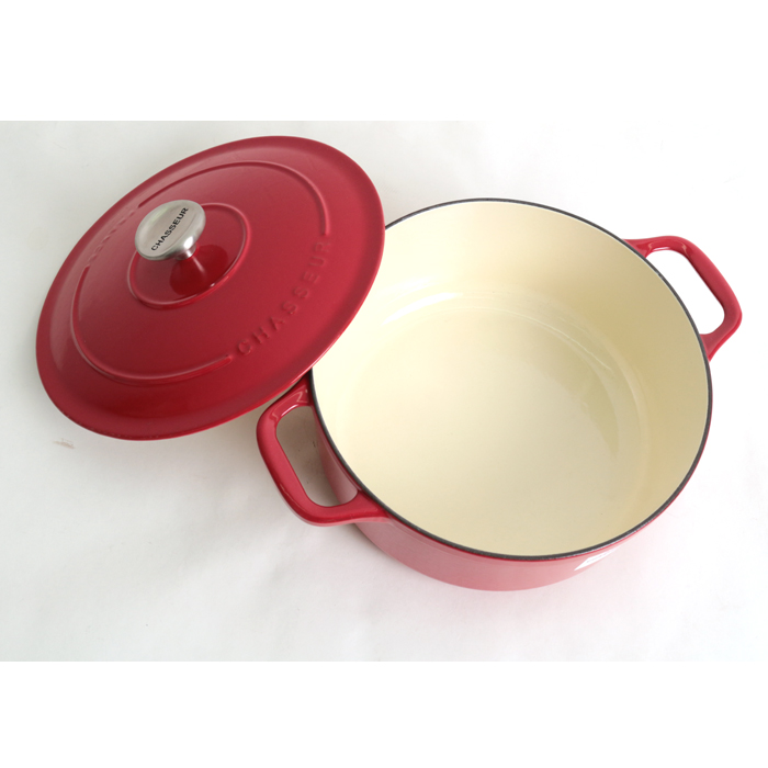 送料無料 訳あり 個数限定 CHASSEUR シャスール ラウンドキャセロール