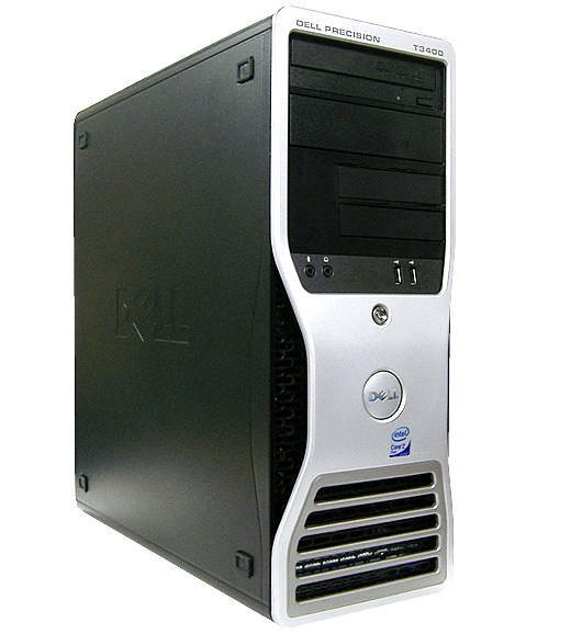 DELL Precision T3400【4コアCPU・メモリ3ギガ・新品グラボ付き