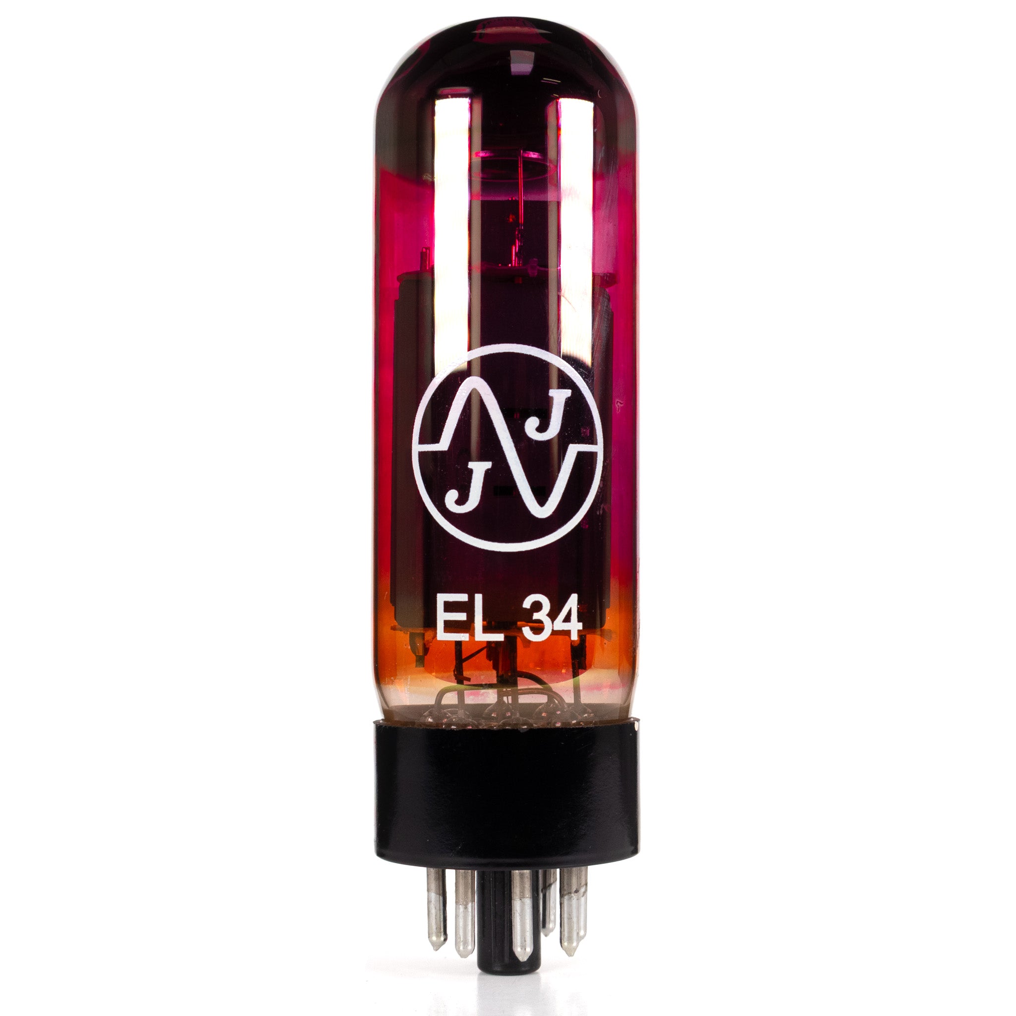 JJ EL34 Red Glass Power Vacuum Tube