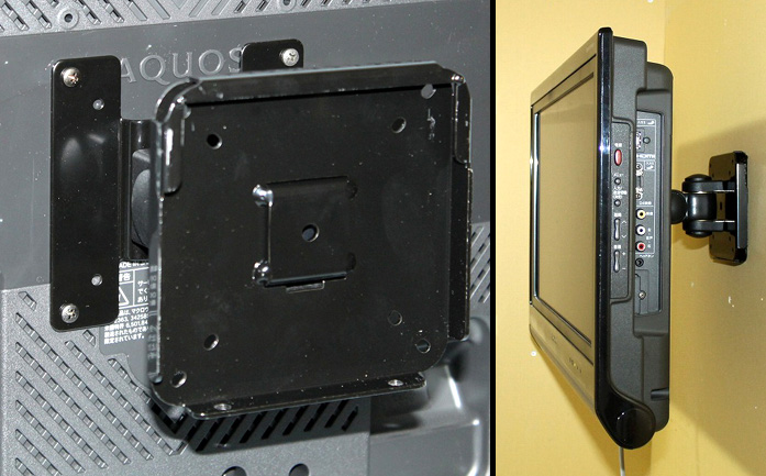 22406☆20型液晶テレビ シャープ AQUOS LC-20D50 【壁掛け/美品/動作OK