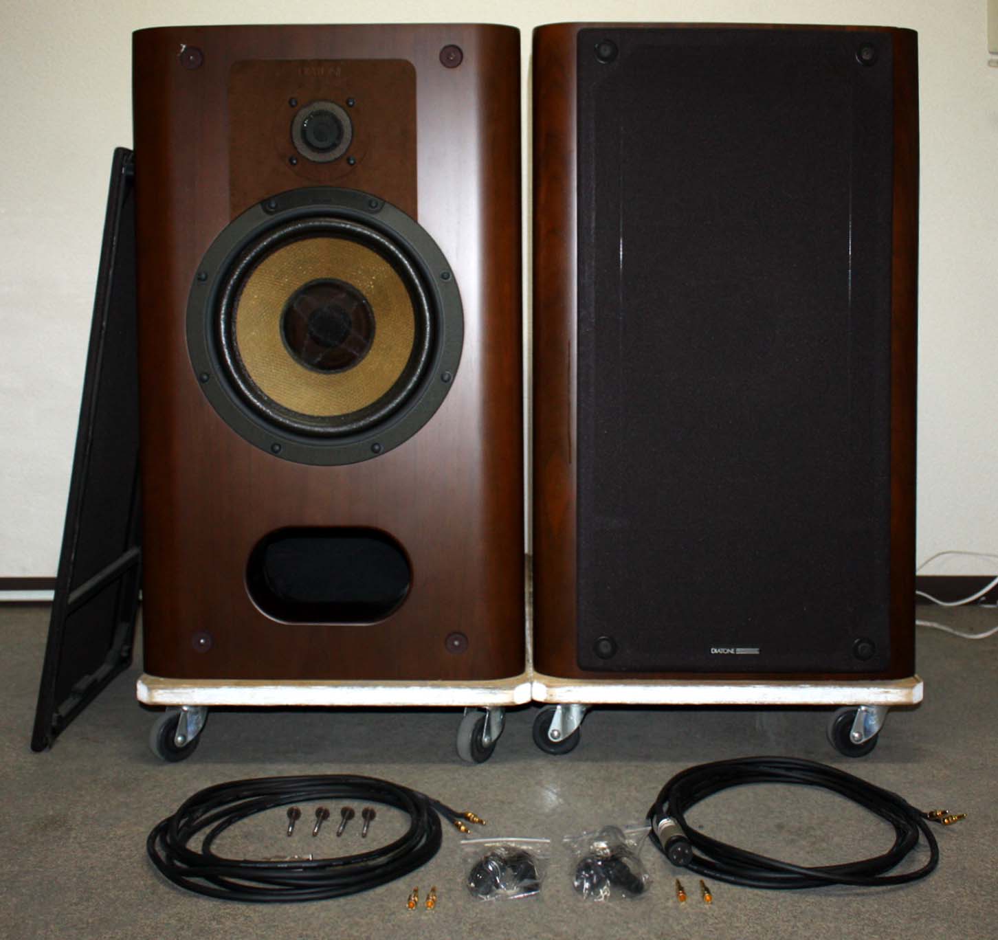 22894☆DIATONE 2ウェイスピーカー 2S-3003【連番/ケーブル付】