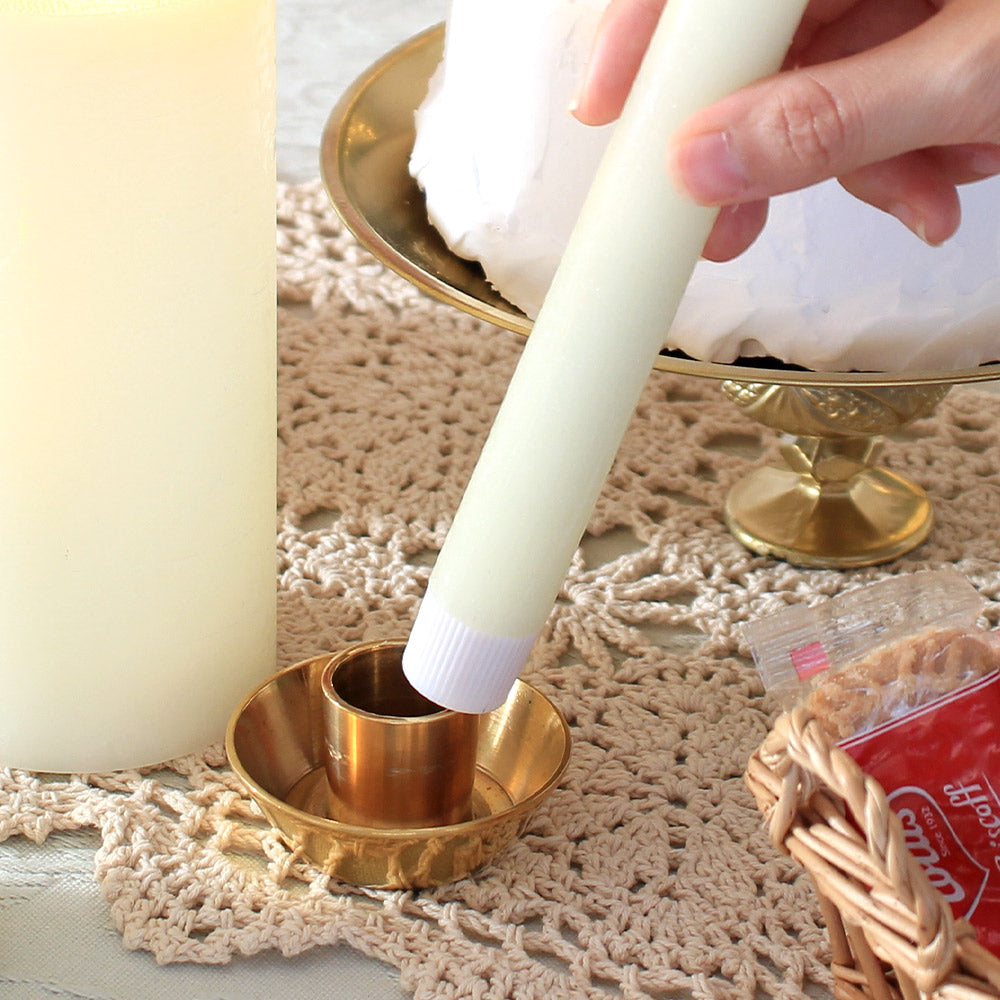 LED専用 真鍮製のキャンドルホルダー – 【公式】rugoo CARPET & HOME