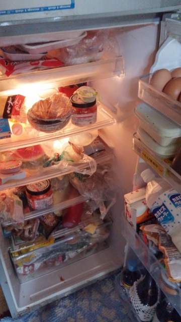 週末は冷蔵庫内の断捨離を♪