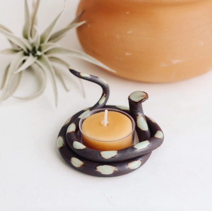 CAR Ceramic Snake Tealight Holder – Rancho Diaz