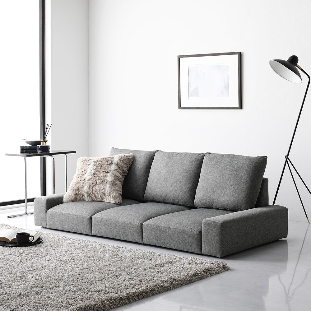 ローソファ ファブリック 『Lenne レンネ』/FABRIC ざっくりとした