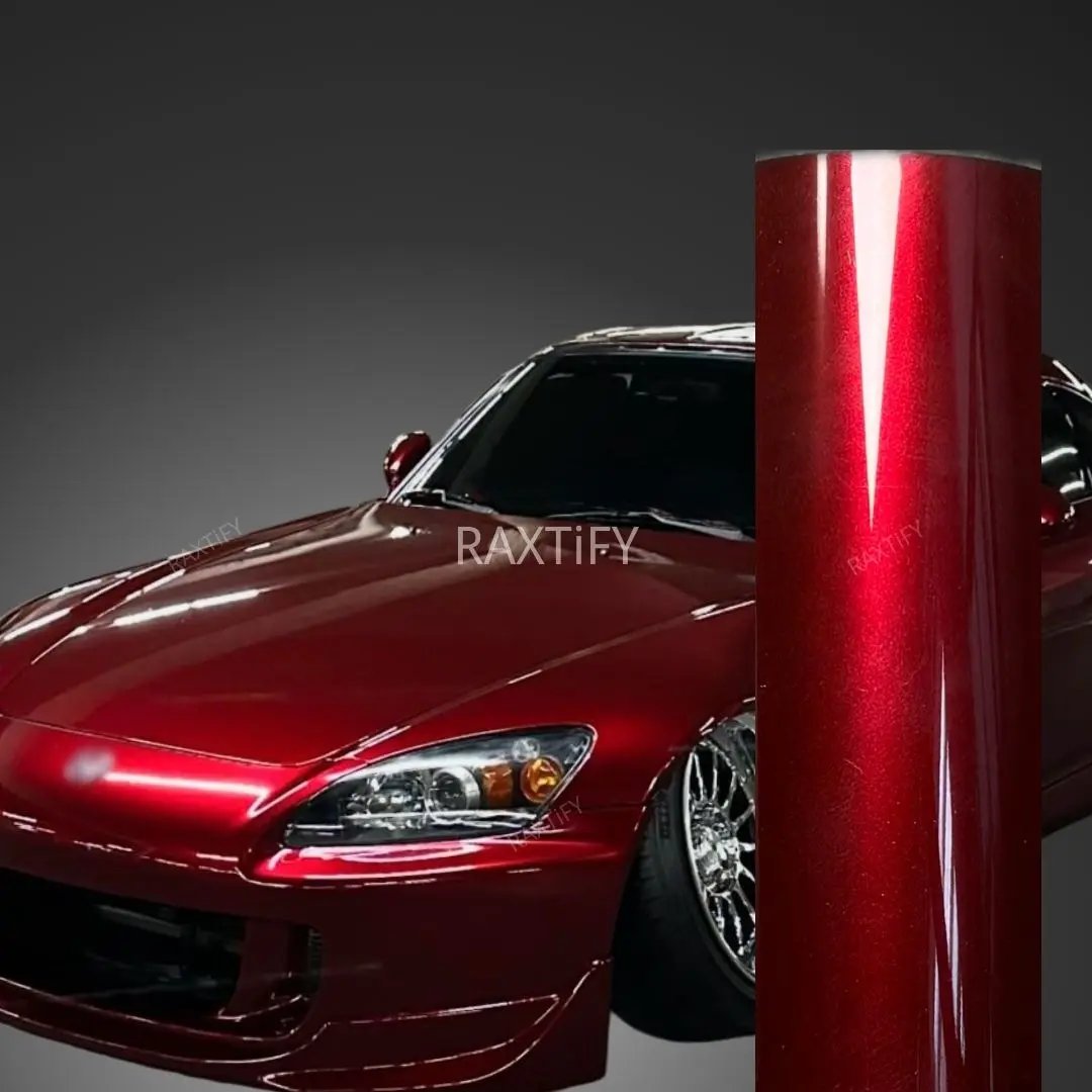 Gloss Metallic Rosewood Red Vinyl Car Wrap – RAXTiFY