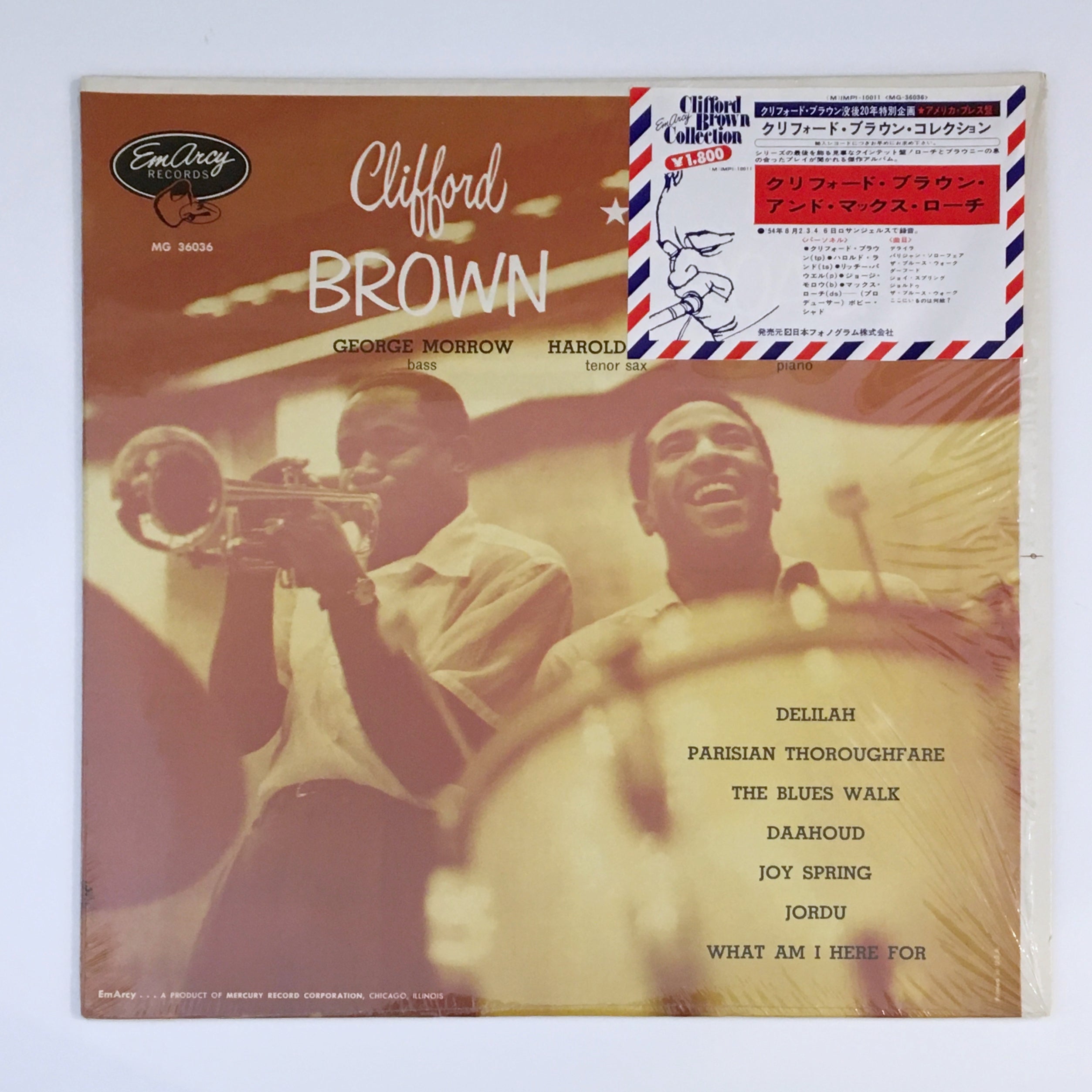 LP/ CLIFFORD BROWN AND MAX ROACH / CLIFFORD BROWN AND MAX ROACH