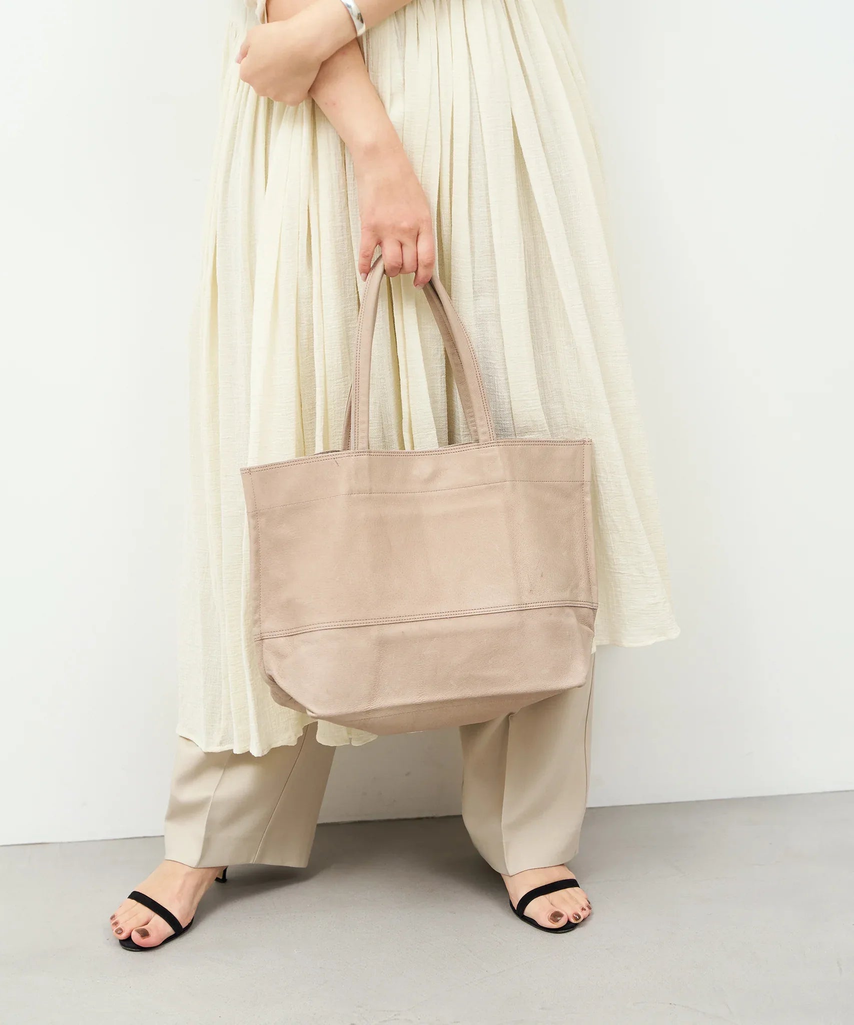 REN / Tokyo】Japanese Leather Tote Bag | Pigskin Tote for Work