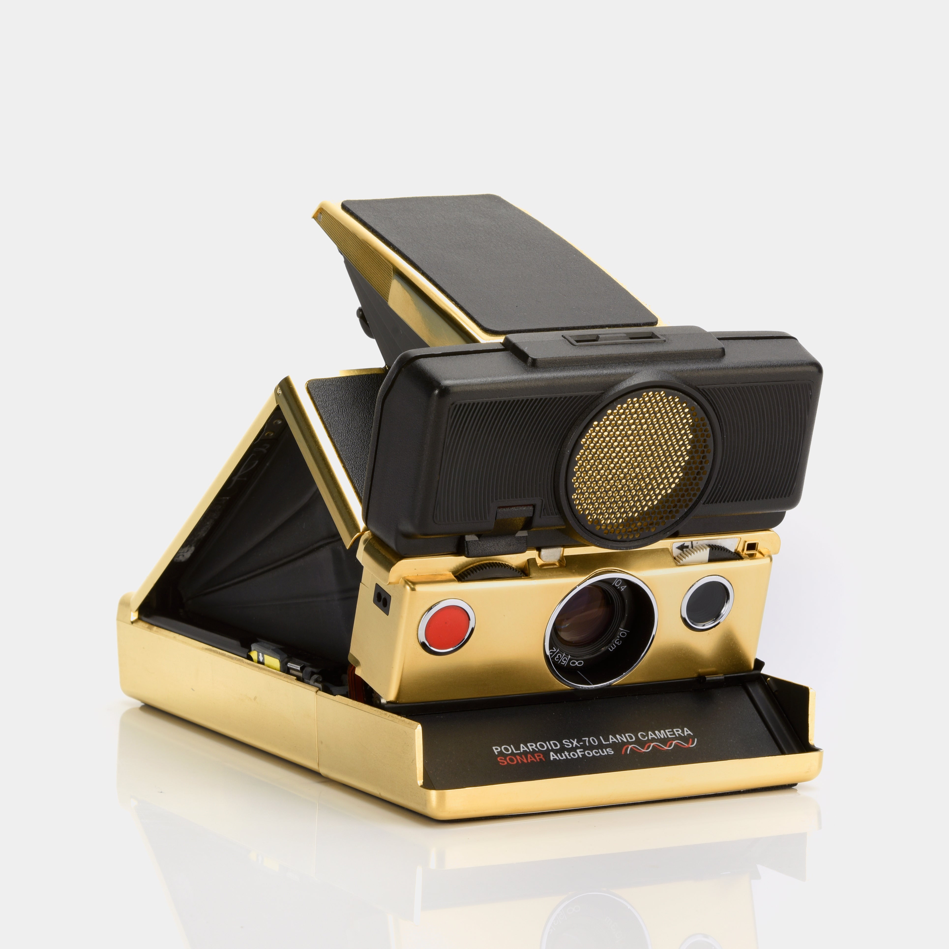Polaroid SX-70 Sonar Autofocus Gold Plated Limited Edition Folding Ins