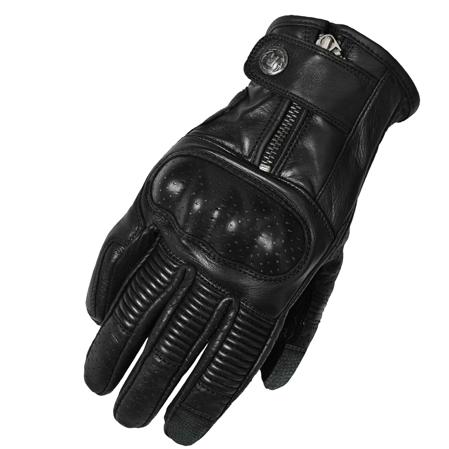 RIDEZ MOTO GLOVES DEFOE バイク用 レザーグローブ BLACK RLG2201