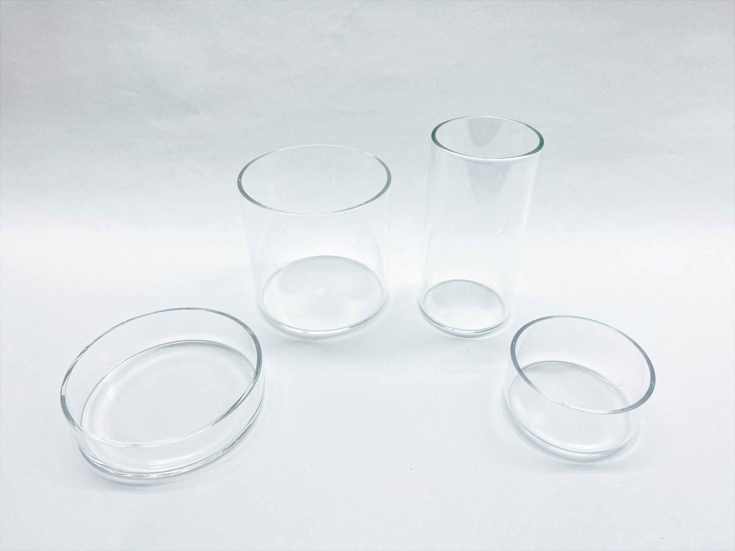 硝子蓋つき容器 | 特注実験用耐熱ガラスPYREXパイレックス器具 石英