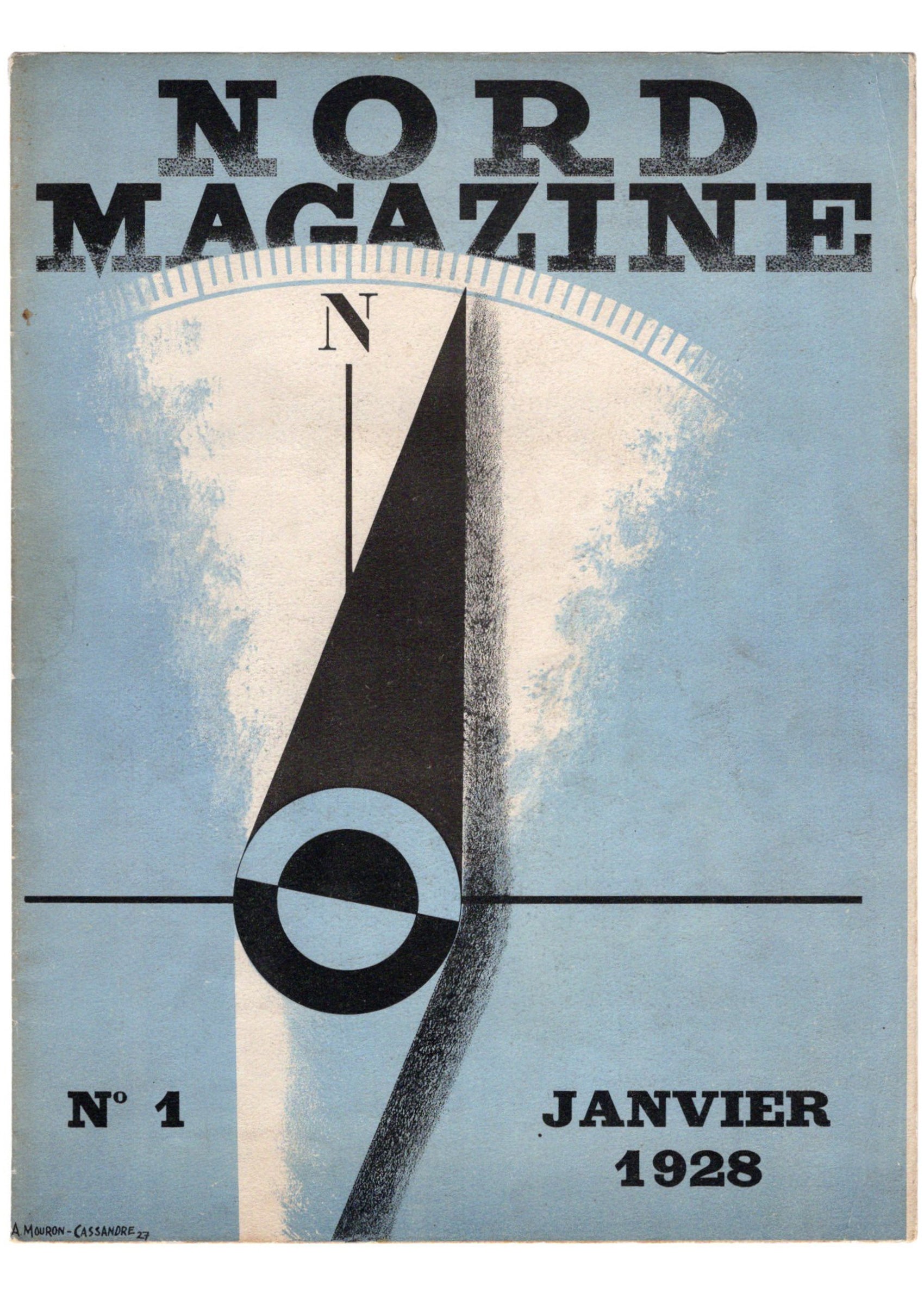 カッサンドル ≪ノード・マガジンの表紙≫ 1928年 アンティーク雑誌