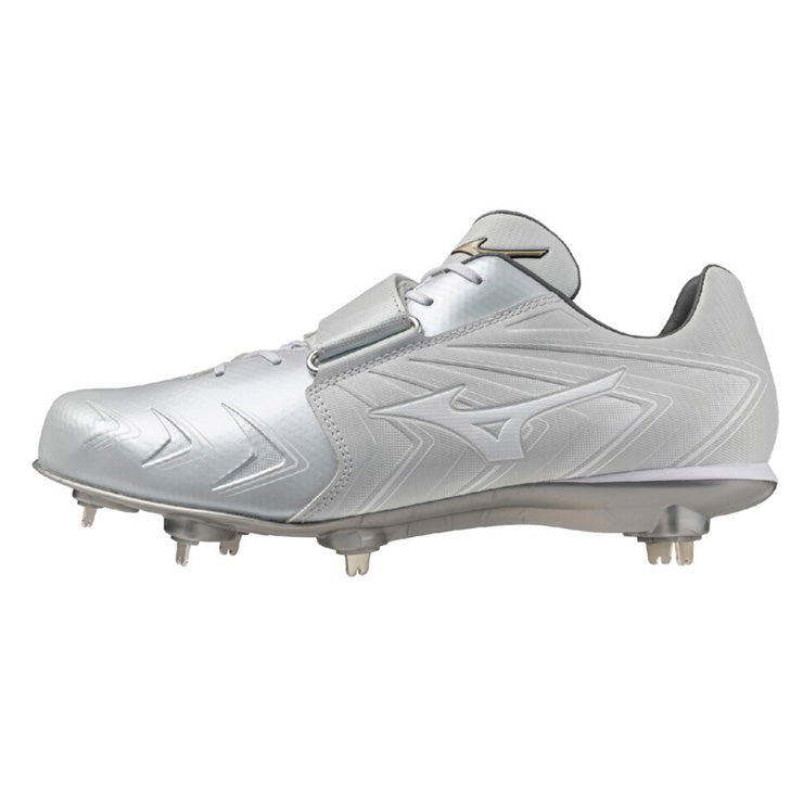 超幅広4E】2025モデル ミズノ 野球 白スパイク ライトレボエリート2 SW