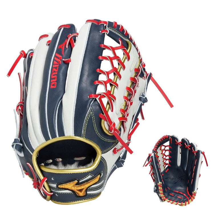 平裏刺繍1円】2026モデル ミズノプロ 限定 軟式 グローブ グラブ 外