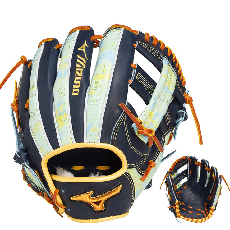 平裏刺繍1円】2025モデル ミズノプロ 軟式 グローブ グラブ 内野手用