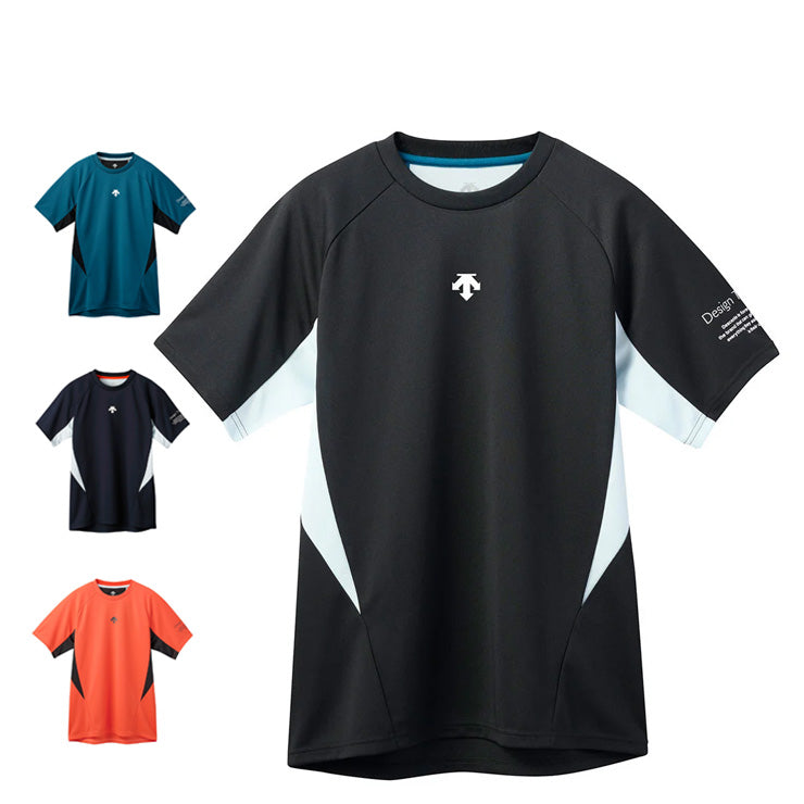 2025モデル】デサント バレーボール 半袖 Tシャツ バレーシャツ メンズ