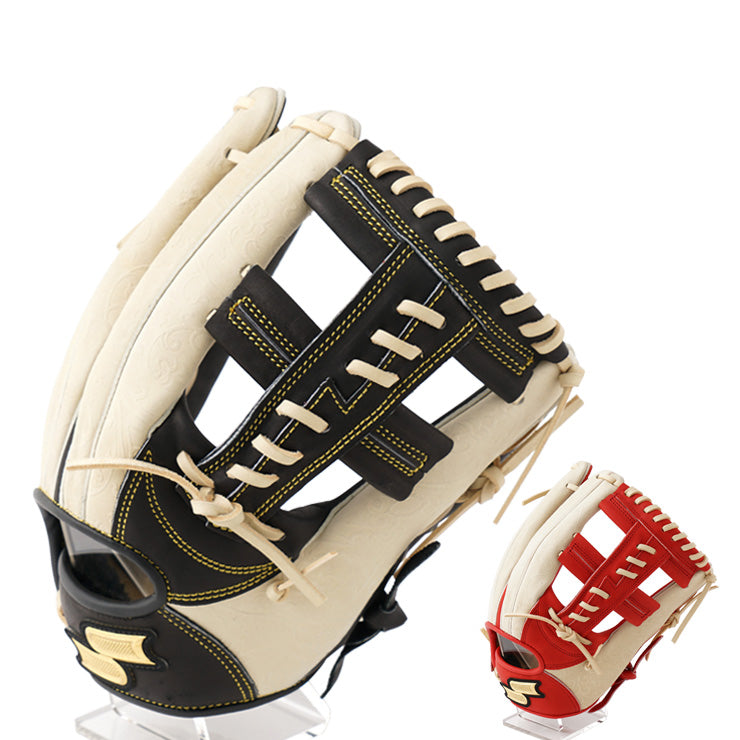 SSK 限定 軟式 グローブ グラブ 内野手用 矢野モデル ペイズリー柄