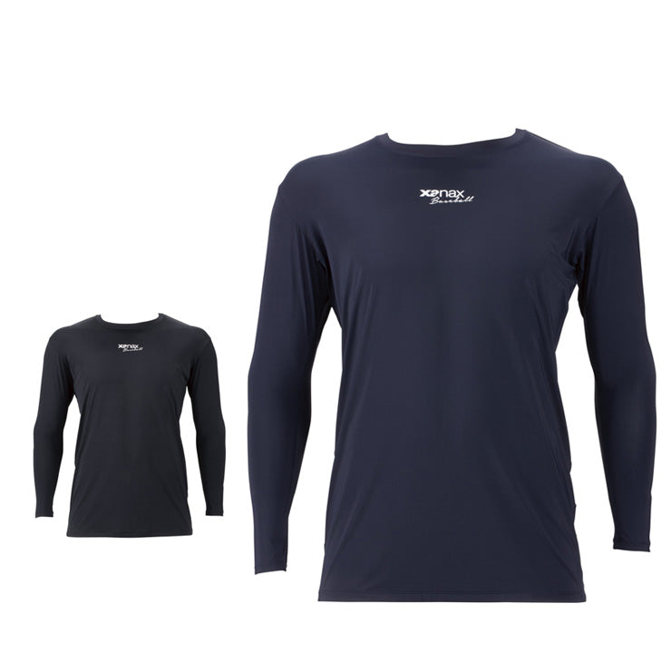 ザナックス 野球 アンダーシャツ ローネック 長袖 コンプリート