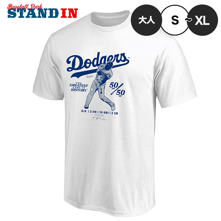 大谷翔平 50-50 達成記念 Tシャツ 半袖 6 for 6 大人 メンズ