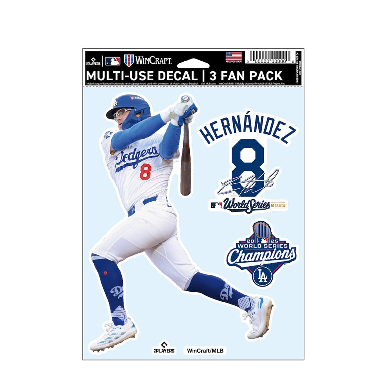 予約販売】ドジャース キケ・ヘルナンデス 2025 ワールドシリーズ 優勝