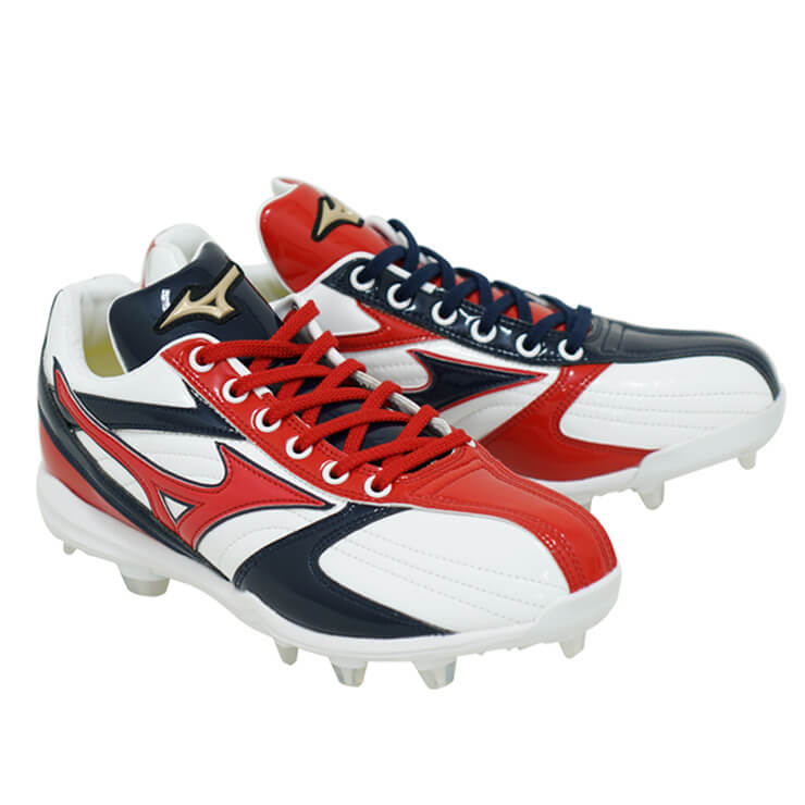業界初！左右色違い】ミズノ 野球 アシンメトリー ポイントスパイク