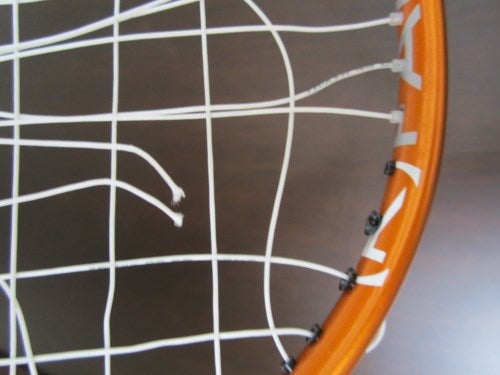 ダブルでガット切れ・・・ | ドッピョのバドミントンブログ