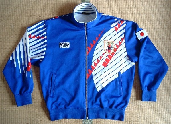 アシックス 日本代表型ジャージ ドーハモデル プチカスタマイズあり