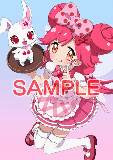 八尋裕子先生描き下ろしレディジュエルペット「ももな（まほうの