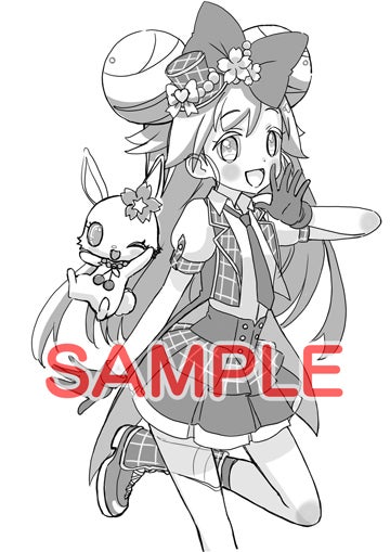 八尋裕子先生描き下ろし「レディジュエルペットももな（アイドル