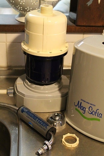 カートリッジの逆流洗浄 | 一粒のたね