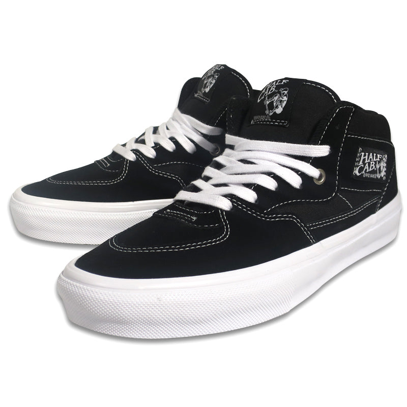 VANS SKATE HALF CAB BLACK / WHITE SHOES 【 バンズ スケート ハーフ