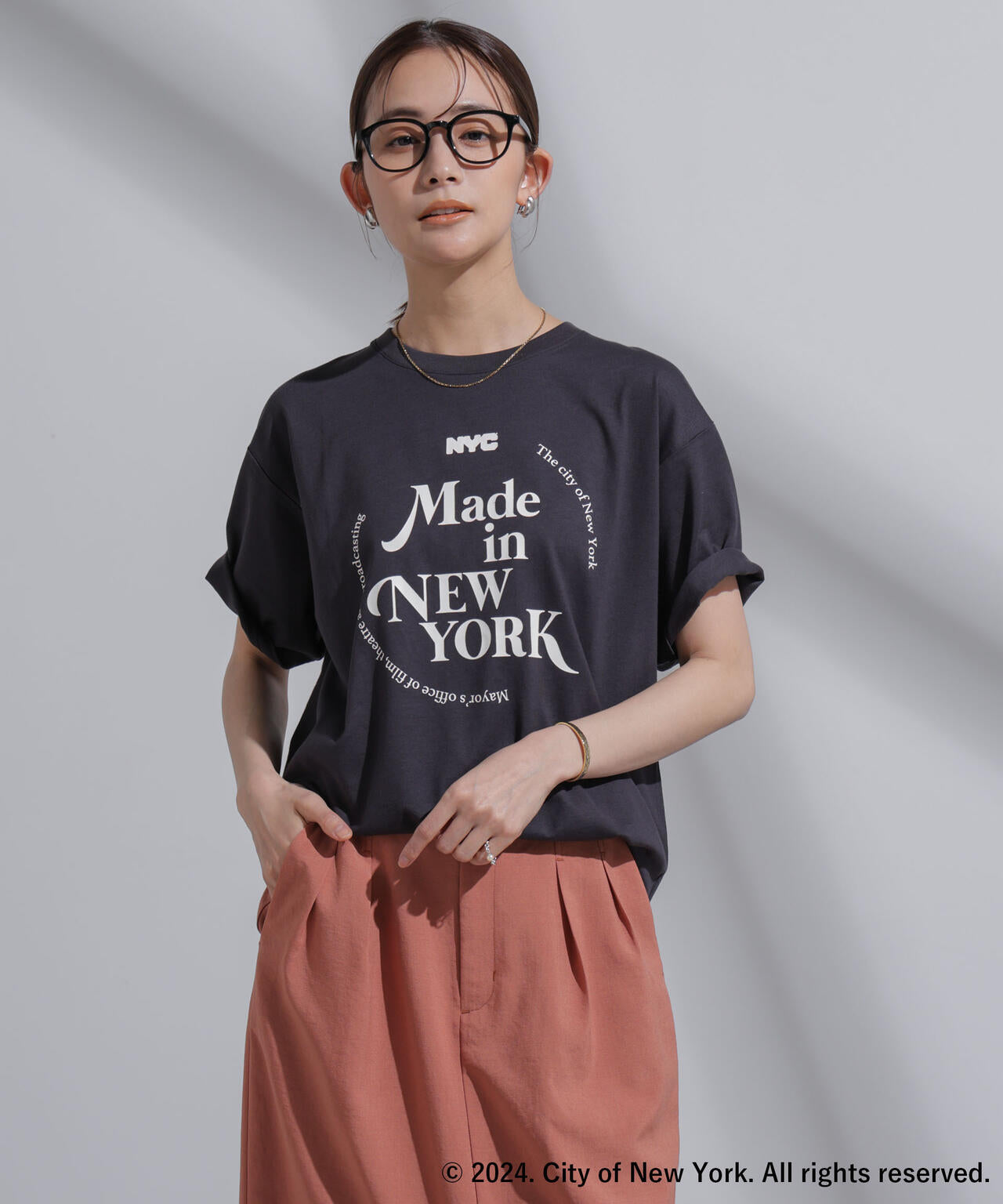 GOOD ROCK SPEED × Anti Soaked (R) 汗染み防止 NYC Tシャツ