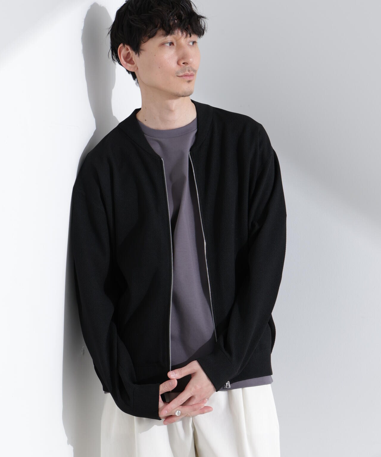 エア ニット ジップ ブルゾン