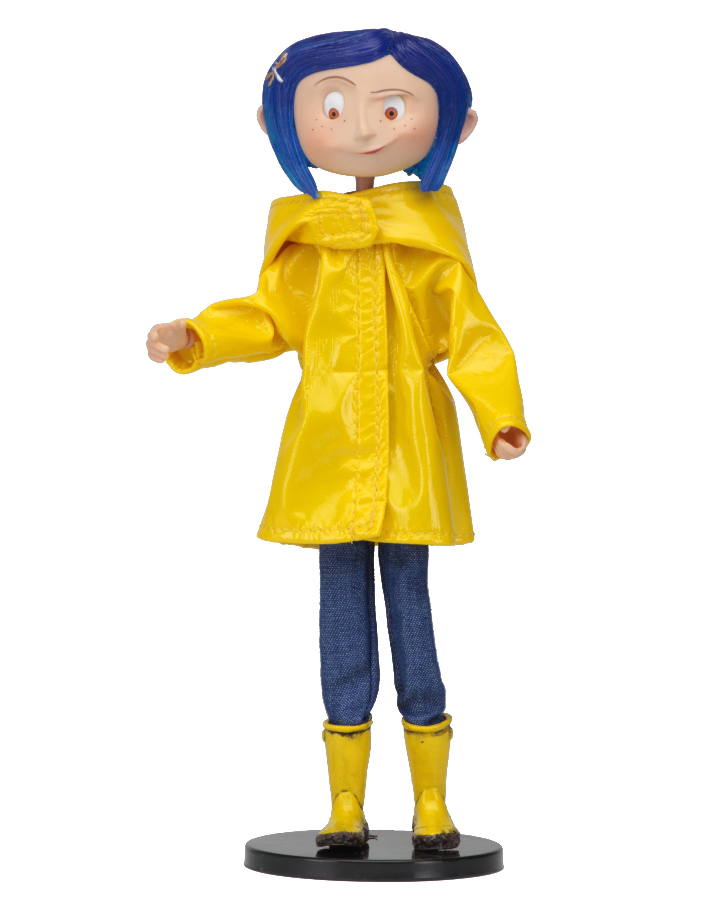 Coraline - Coraline in Raincoat Bendy Doll – NECA