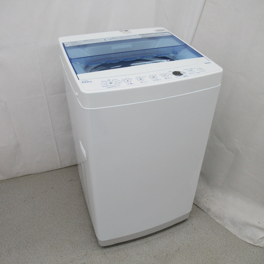 Haier ハイアール 全自動洗濯機 6.0kg JW-C60FK 2019年製 送風 乾燥